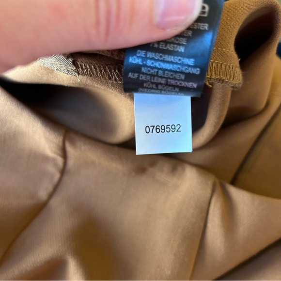 JOIE | BROWN WIDE LEG CROPPED DRESS PANTS SIZE 6 NWT HIGH RISE - Picture 6 of 6